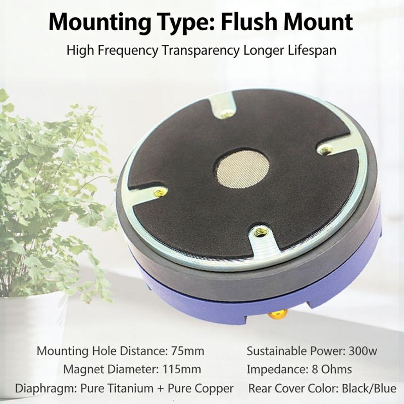 Powerful 300W Magnetic 8ohm Metal Tweeter Speaker For Professional Sound And Home Theater