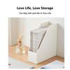 Plastic Desktop File Rack Portable Desktop Bookshelf Durable Book Support Rack  Office Use
