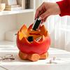 Key Storage Figurine, Flame Shape Vinyl Ornament, Large Capacity Desktop Display Holder for Lipstick Keys Glasses