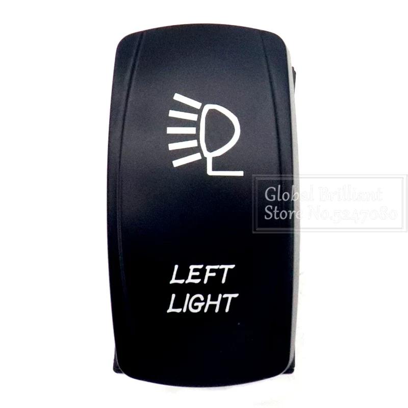For Car Truck Marine 12V/20A 24V/10A Boat Rocker Switch Toggle 5Pin SPST / 7Pin DPDT ON-Off Switch with LED Light