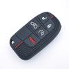 Silicone Remote Car Key Cover Case For Dodge Ram Charger Journey Durango Jeep Grand Cherokee Chrysler Keyless Fob Shell Holder
