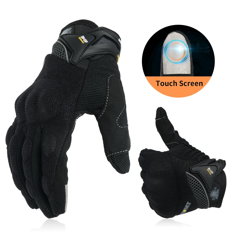

Мотоциклетные перчатки для верховой езды, дышащие мотоциклетные защитные перчатки для BMW R1250GS KTM, противоскользящие мотогонки с сенсорным экраном