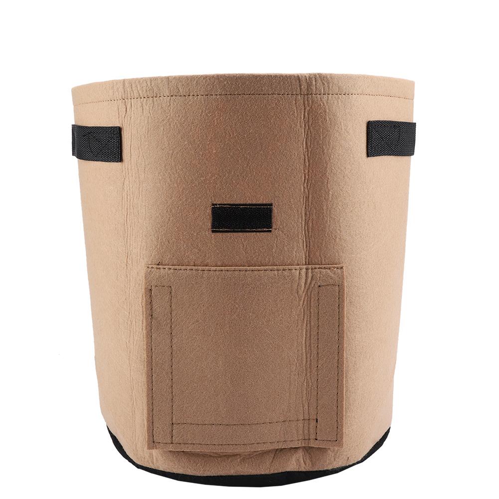Breathable Potato Tomato Planting Bag Outdoor Garden Vegetable Plant Growth Bag(Brown)