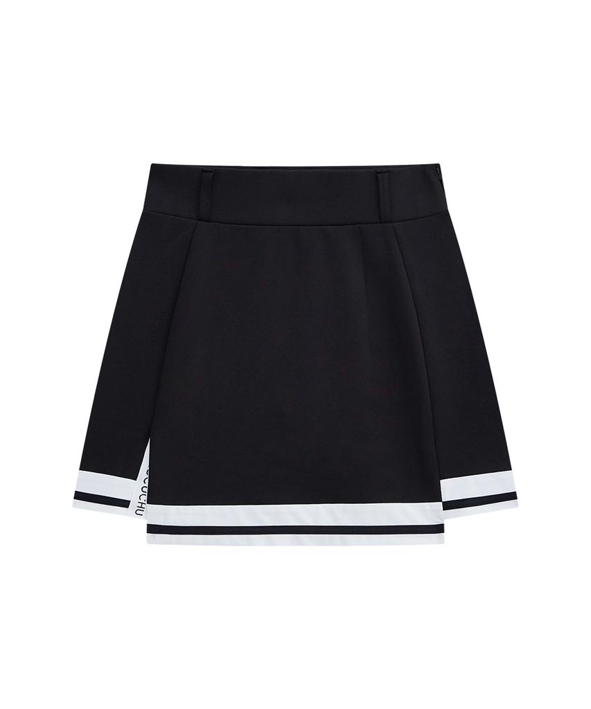 Chuku Chu Swing Slit Skirt (Black) Cbfss-Sk007W