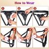 Adjustable Waist And Thigh Soft Leather Strap-On Dildo Harness Adult Sex Toy for Women Pegging Comfortable Wear Pants for Dildos