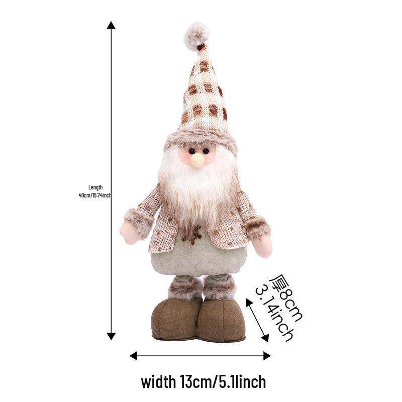 Pink Sequin Snowman Plush Toy: Retractable Christmas Decoration for Windows