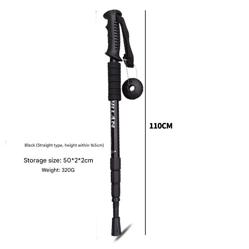 Outdoor Hiking Poles, Retractable Climbing Canes, Aluminum Alloy Walking Sticks, Canes, Walking Sticks
