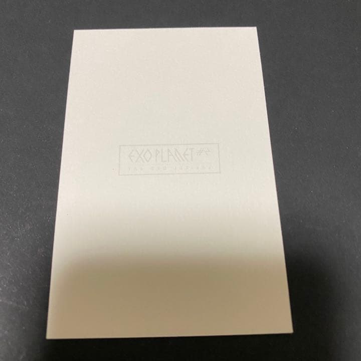 [USED] EXO Baekhyun Baek Trading Card Door Sign Super M