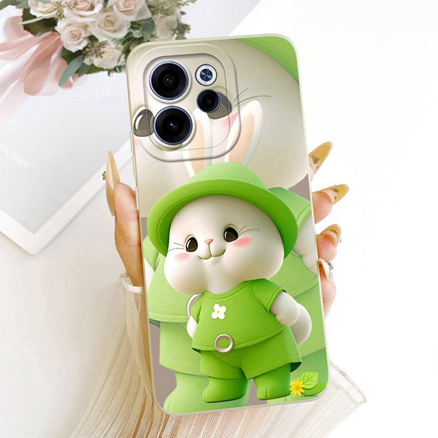 Casing For OPPO Reno 15F reno15 F 5G CPH2801 Aesthetic Luxury Cute Rabbit Silicone Phone Case OPPO Reno15 5G Soft Cover