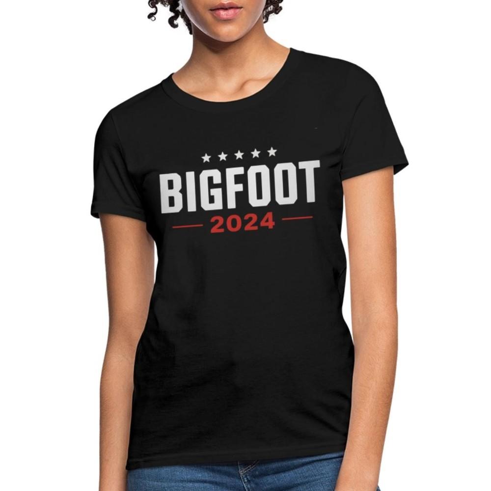 Bigfoot For President 2024 Funny Election Women s T-Shirt Unisex T-Shirt S