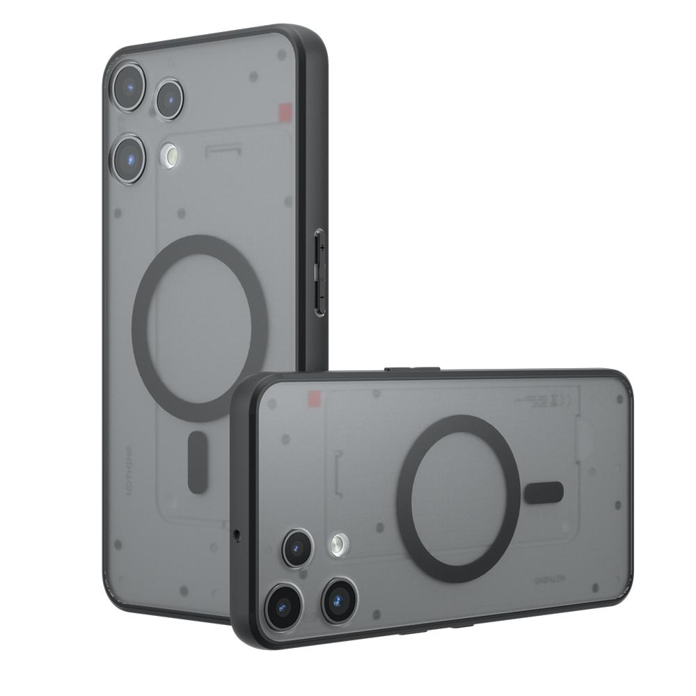 

Ни за что Телефон (3a) Чехол Lite 5G Skin-Touch из ТПУ + ПК, Матовый корпус телефона, Прозрачный черный