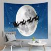 Winter Santa Claus Tapestry Back To Cold Winter Tapestry Creative Design Tapestry Art Home Living Room Bedroom Decor Tapestries