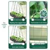 Outdoor Climbing Frame: Vegetable, Bean & Cucumber Support, Rose Stand, Grape Arbor - Steel