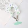 Women Heart Polka Dot Scrunchies Phone Lanyard Universal Phone Wrist Straps Anti Lost Hand Lanyard Detachable Cute Wristband