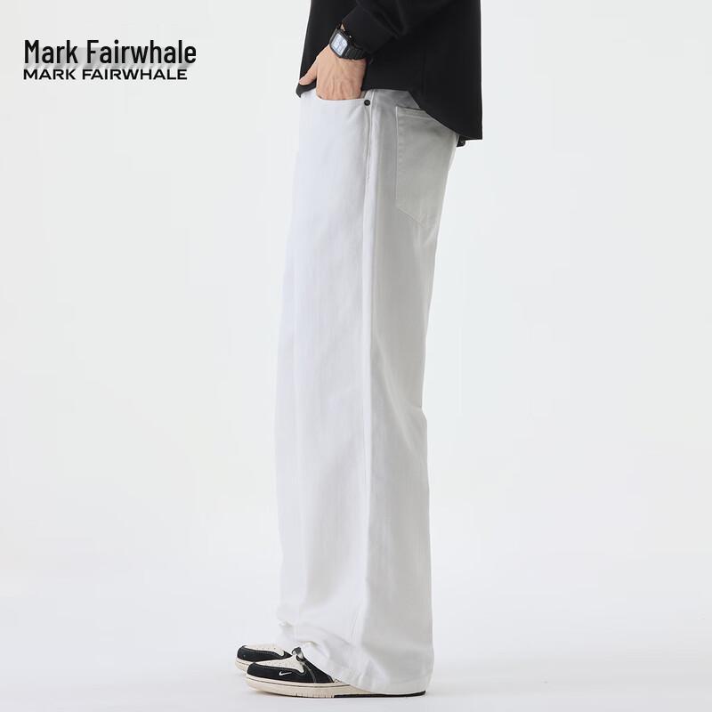 Mark Fairwhale Men's Loose Fit Straight Leg Denim Jeans