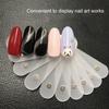 10 stücke Künstliche Nagel Tipps Display-ständer Nail art Magnetische Praxis Klar Acryl Nagel Spitze Halter Streifen