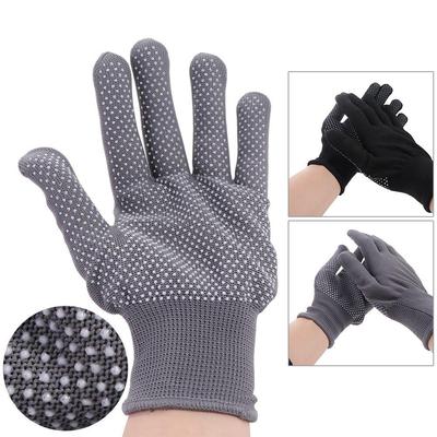 5 Paar Strapazierfähige Sicherheits-Arbeitshandschuhe Nylon Rutschfeste Arbeitsschutzhandschuhe Schmutzabweisend Atmungsaktive Reithandschuhe Arbeitsplatz