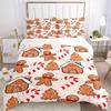 3pcs Christmas Decorations Bedding Set, Breathable and Soft, Suitable for All Seasons, Ideal for Home Use, Suitable for Bedroom Decor 21141