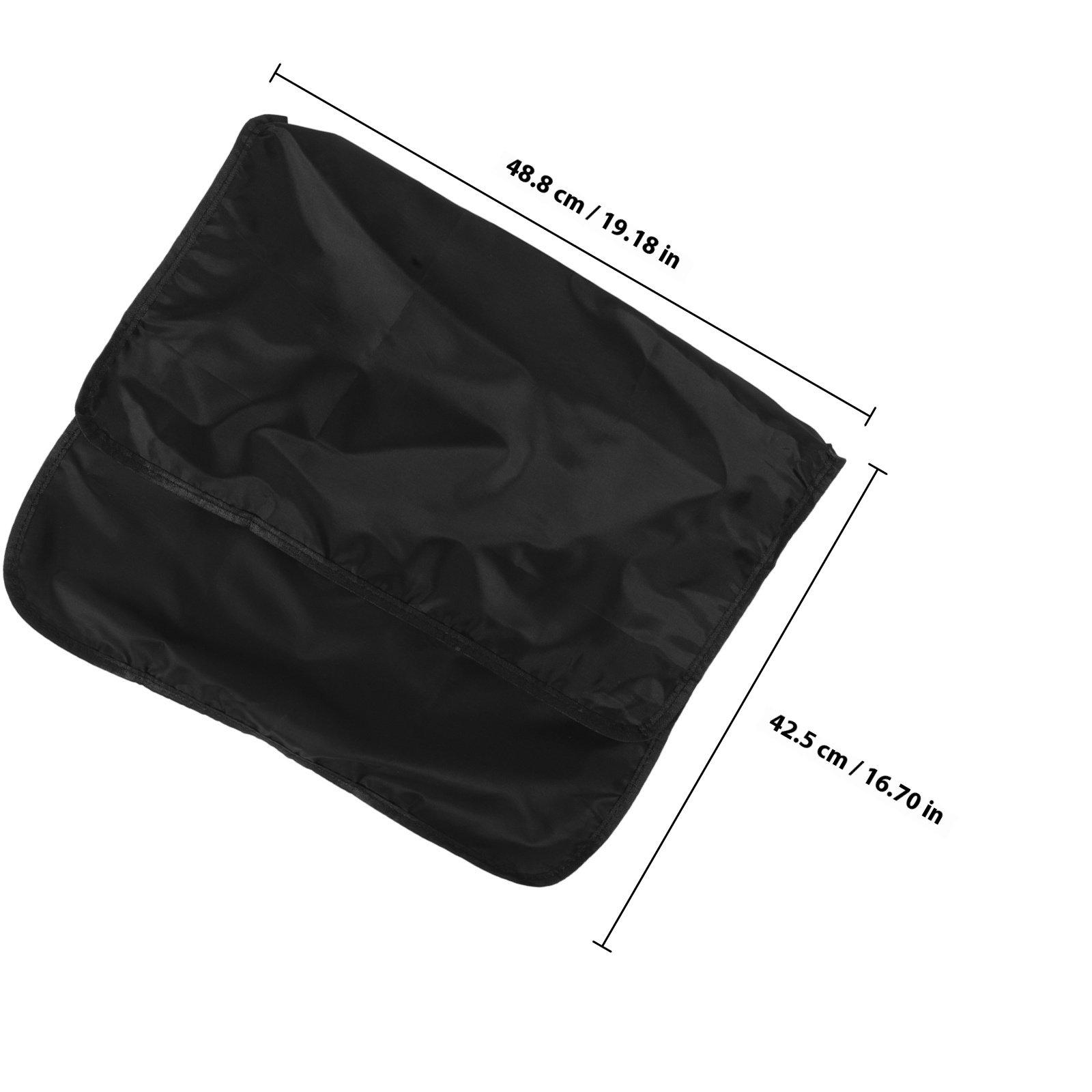 

Salon Chair Back Cover Black Waterproof Fit For Hairdressing Barber Shampoo Chairs Beauty Salon Equipment чорний