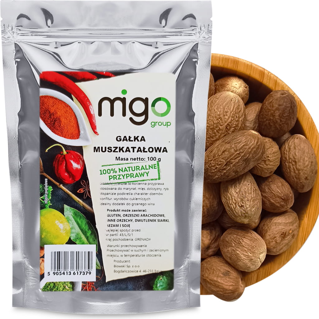 Gałka Muszkatałowa Cała (100G) - Migogroup