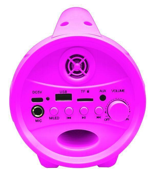 Enceinte Bluetooth® Sans-Fil Lumineuse Avec Micro Barbie