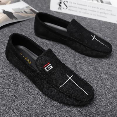 Fashion Shoes for Men Soft Comfortable Breathable Men Casual Shoes Brand Fashion Moccasin Driving Shoes Flats Black Gray Mens Loafers