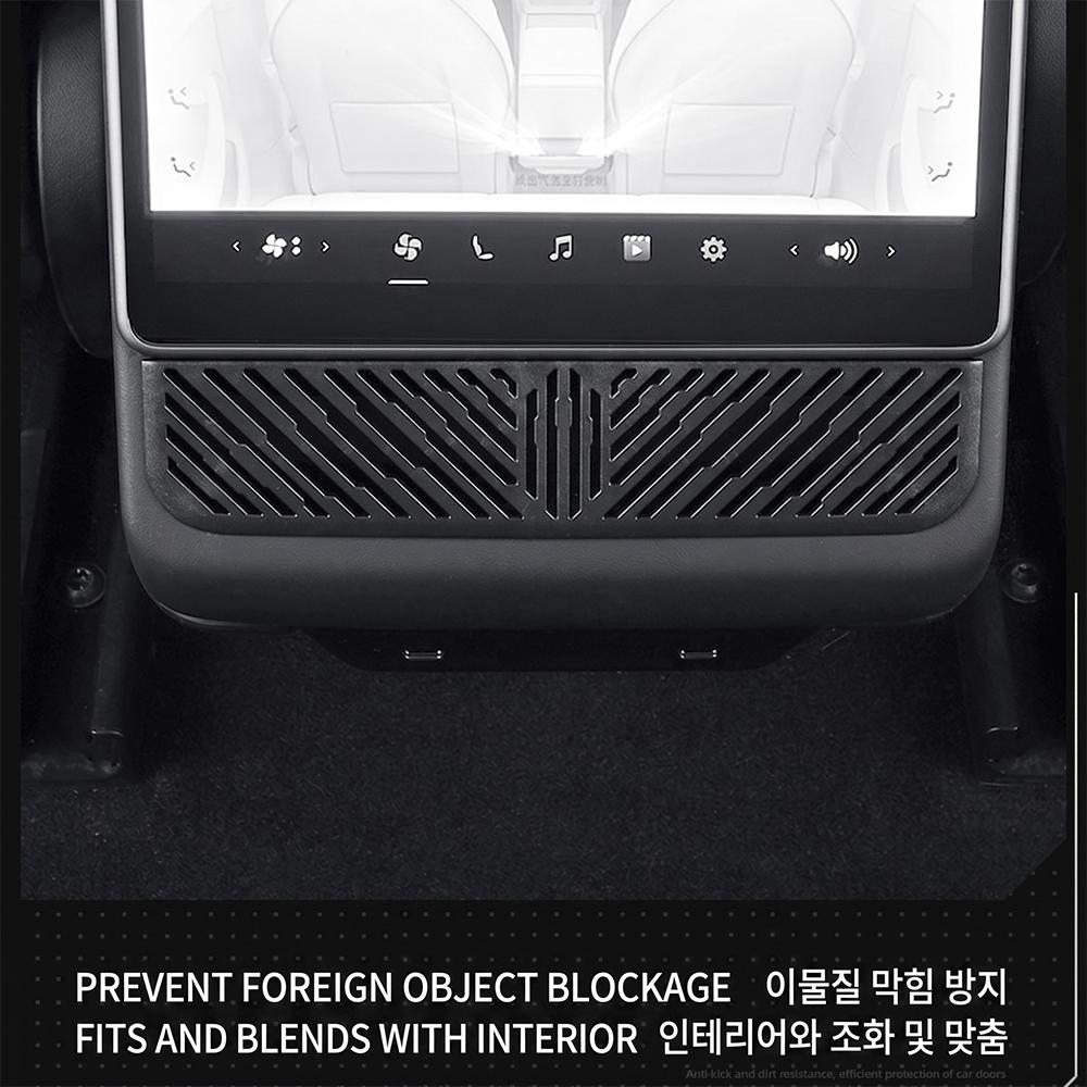 Interior Accessories AC Vent Cover For Tesla New Model Y L YL Juniper 3 Highland 2026 Long Wheelbase LWB Rear Air Outlet Grille