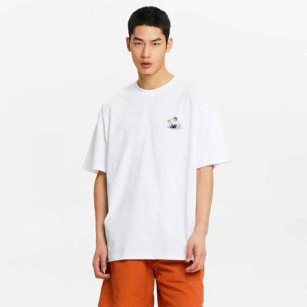 

New Balance Футболка с коротким рукавом Boy Board Shop Футболка с коротким рукавом Nbnee21623 10 90(S)