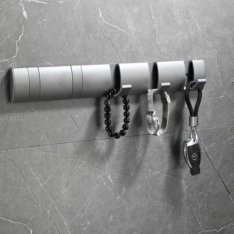 Concealed Folding Wall Hook Rack