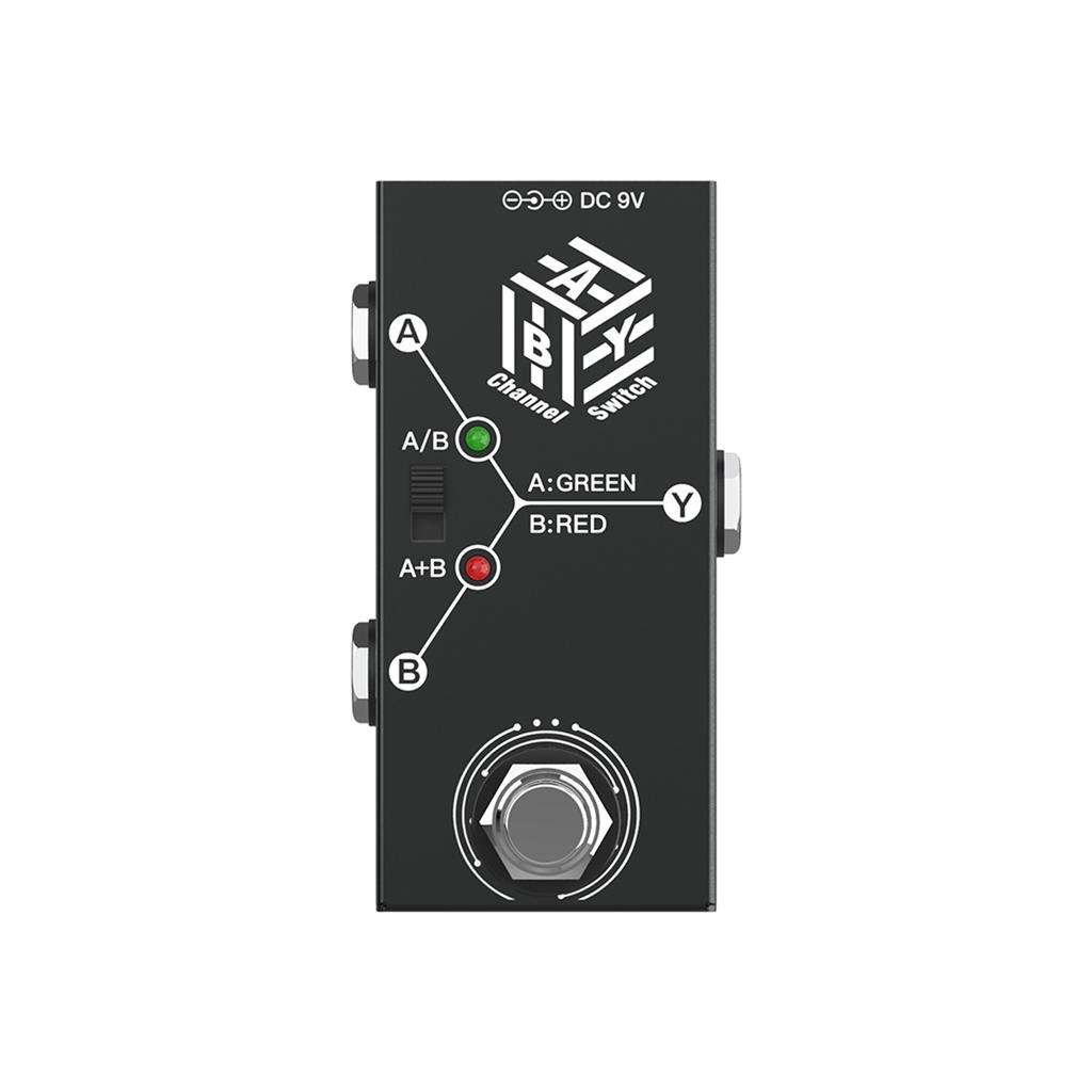Kytarové pedály ABY Box Line Selector AB Switch Mini kytarový efektový pedál Obousměrný přenos