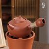 Chaozhou Retro Red Clay Ceramic Kettle for Gongfu Tea and Boiling Water