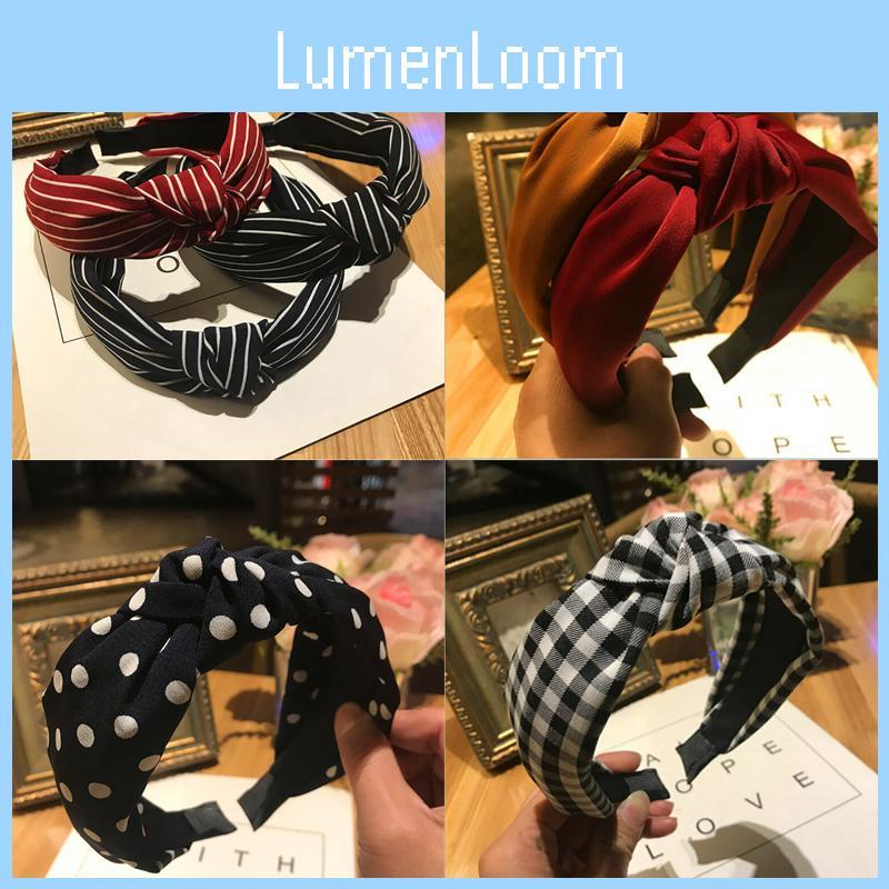 Stylish Women's Cute Hair Band With Twist Band And Wide Brimmed Design For Effortless Chic