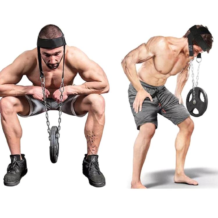 Neck Harness for Gym Weight Lifting Training, Neck Exerciser Padded Neck Builder