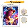 Disney animation digital oil painting Beauty and the Beast Belle diy handpainted coloring painting home decoration wall art gift kits