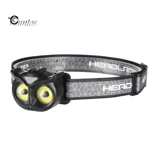 Lightweight Headlamp Owl Shape LED Type-C Fast Charging Flashlight Head Torch Detachable Headlight Outdoor Camping Lamp Fishing
