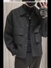 2023 Autumn Men's Light Casual Jacket - Short Lapel Mature Style