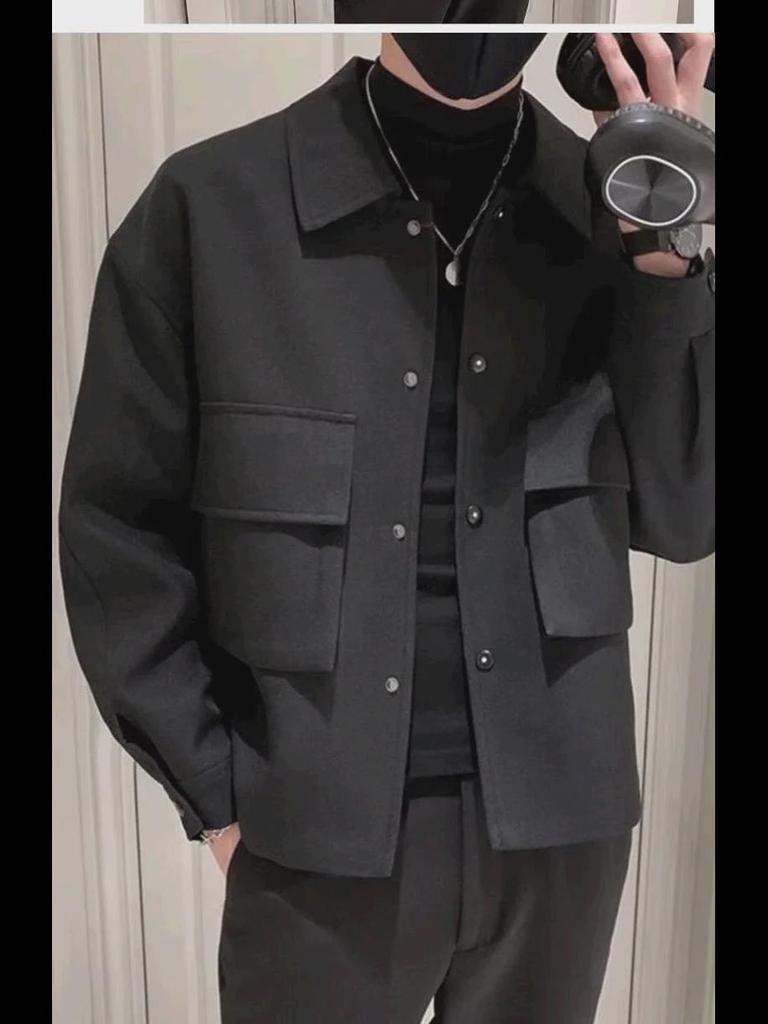 2023 Autumn Men's Light Casual Jacket - Short Lapel Mature Style