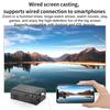 Mini LED Projector Supporting 1080P Wired Phone Screen Synchronization Portable Outdoor Home Theater Video Movie Projector