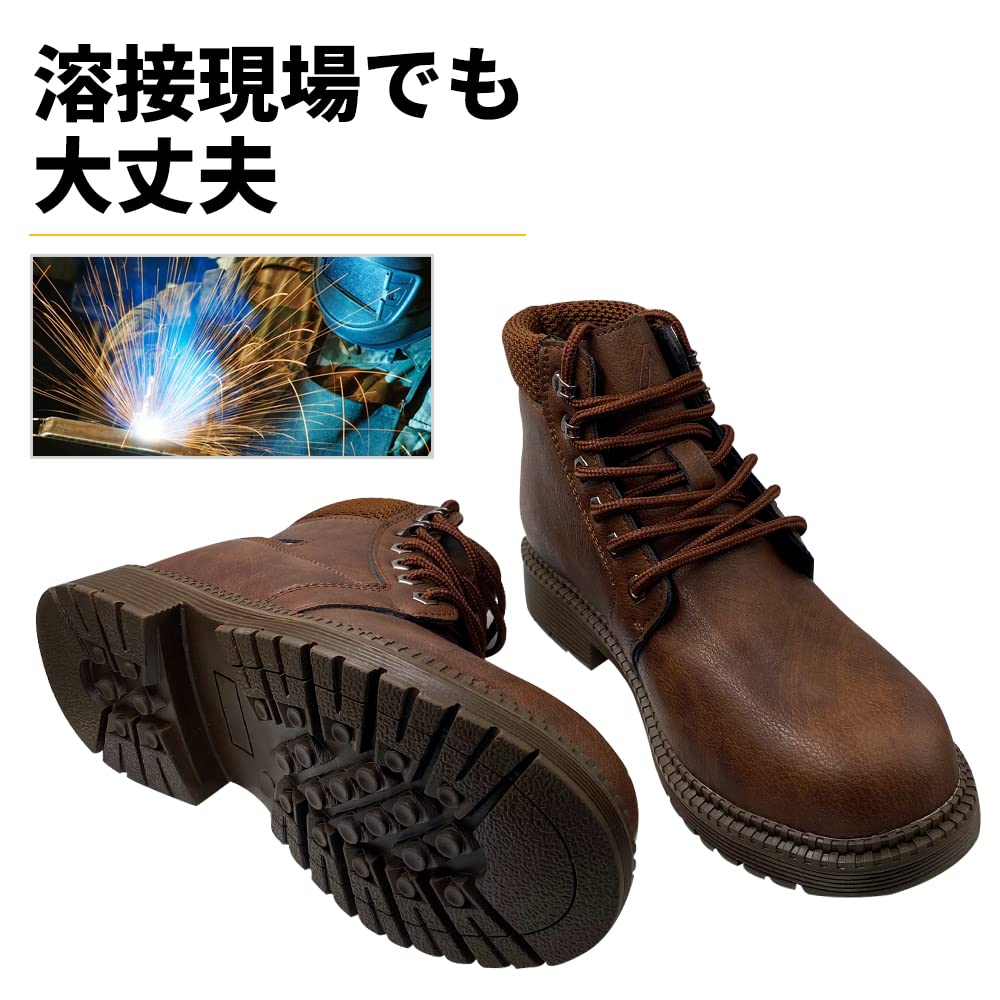 Bezpečnost Vysoký řez Bezpečnostní vrtačka na nehty do oceli Bezpečnost práce Bezpečnost proti sklouznutí a opotřebení za studena [PAFHL] Boty, Holínky, Kůže, Boty, Pánské, Dámské, Špička,