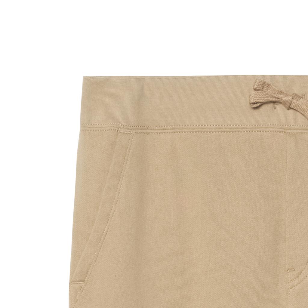 Polo Ralph Lauren Solid Ribbed Mid-Waist Drawstring Cuffed Casual Pants Kids Bottoms Brown 323799362-032