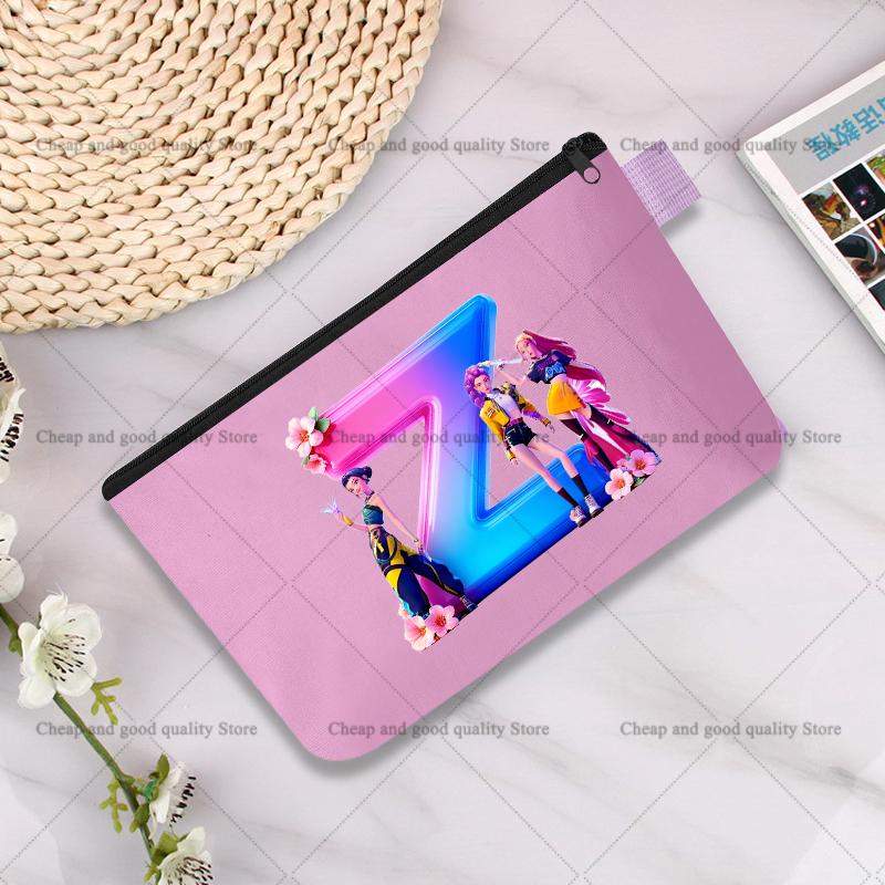 KPop Demon Hunters Pencil Case Cute Multipurpose Bag Fashion Anime Portable Cosmetics Storage Printing Go To School Beautiful Gift for Kid