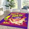Limitierte Edition Takis Churro Geschmack Quadratische Teppiche sind eine großartige Wahl für Wohnzimmer, Schlafzimmer, Heimdekoration und als Geschenke.
