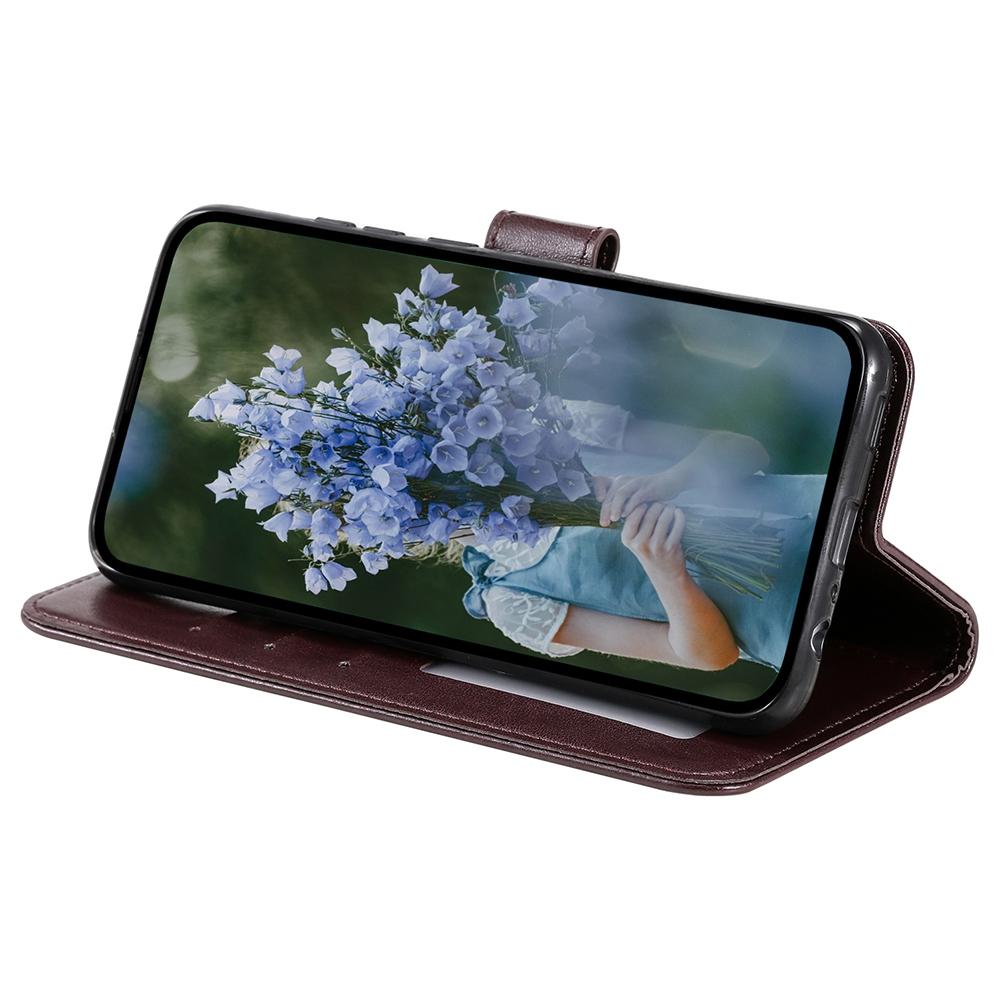 For Sony Xperia 5 V Mandala Flower Imprinted Wallet PU Leather Phone Case Stand Cover with Strap