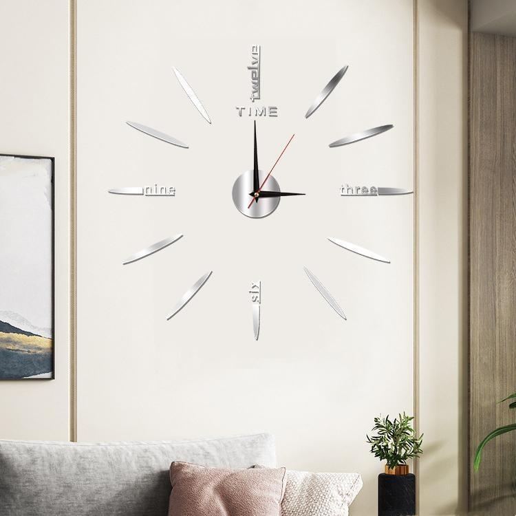 DIY Luminous Wall Clock, Mute, with Installation Accessories, Diameter 40cm