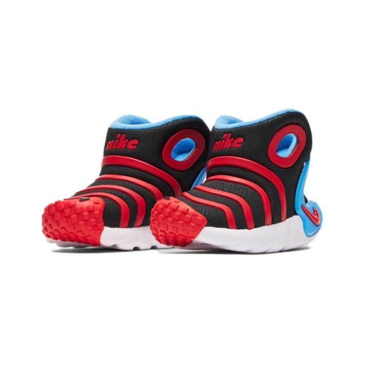 Nike Dynamo Go Boot Comfortable Versatile Low-Top Kids Running Shoes Kids Running Shoes Black Red DQ6009-001