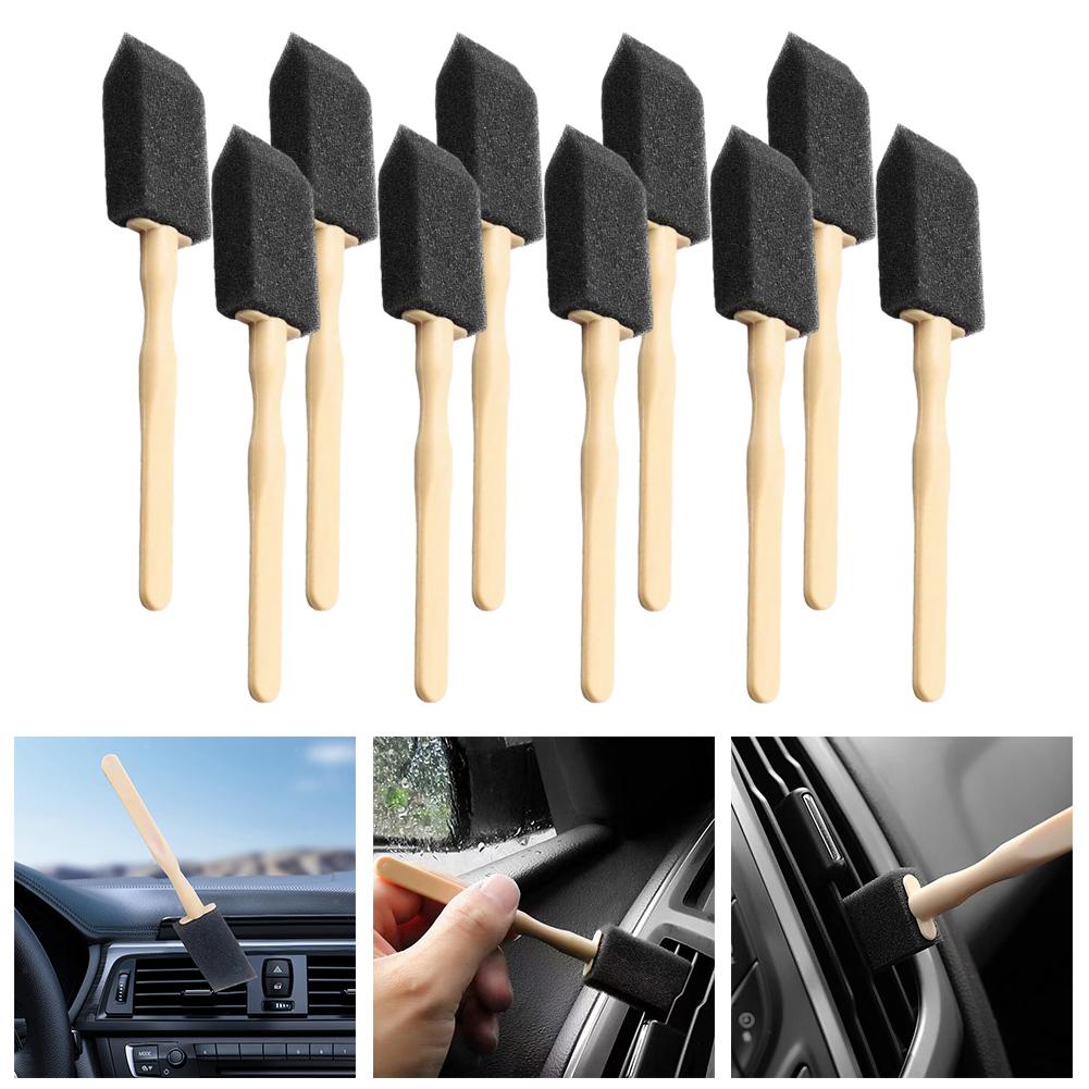 Car Air Conditioner Brush Vent Sponge Brush ABS Plastic