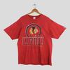 T-shirt Rouge Vintage Chicago Blackhawks NHL Taille L T-shirt avec Inscription Chicago Blackhawks Champs Logo Hockey sur Glace Chicago Blackhawks 7 Tee L