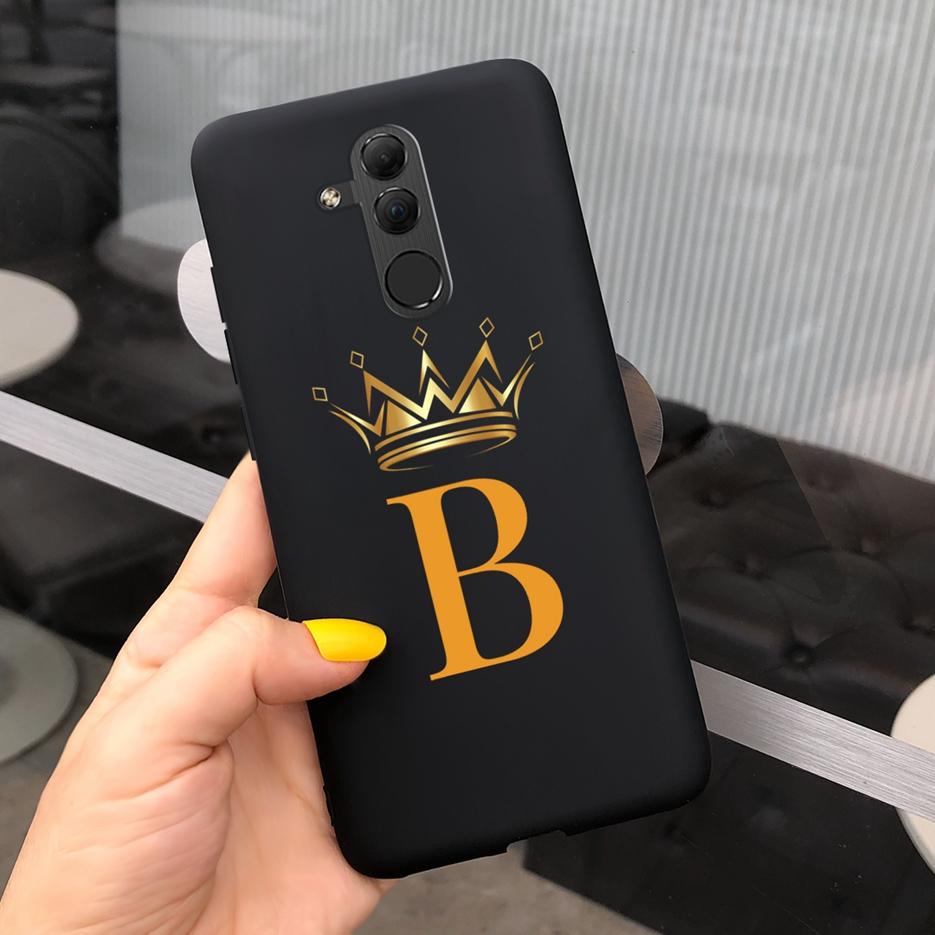 For Huawei Mate 20 Lite Case SNE-AL00 SNE-LX1 Luxury Couple Letters Cover Soft Silicone Phone Case For Huawei Mate 20 Lite Coque
