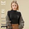 MaoRen Women's Semi-High Neck Thermal Long Sleeve Top