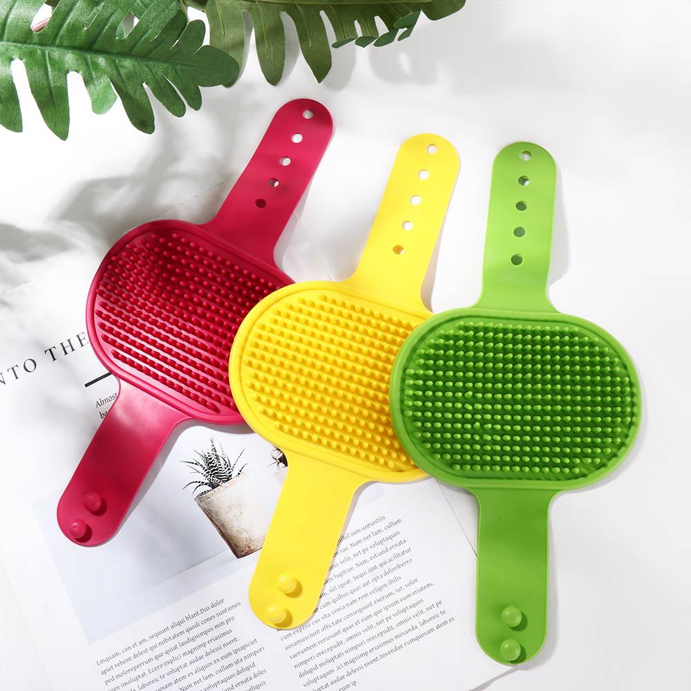 Fur For Dog Cat Grooming Massage Cat Deshedding Comb Dog Bath Massage Pet Supplies Pet Bath Brush